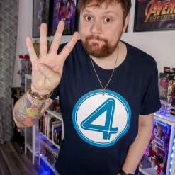 Fantastic Four - Embleem T-shirt blauw