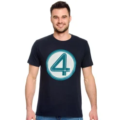 Fantastic Four - Embleem T-shirt blauw