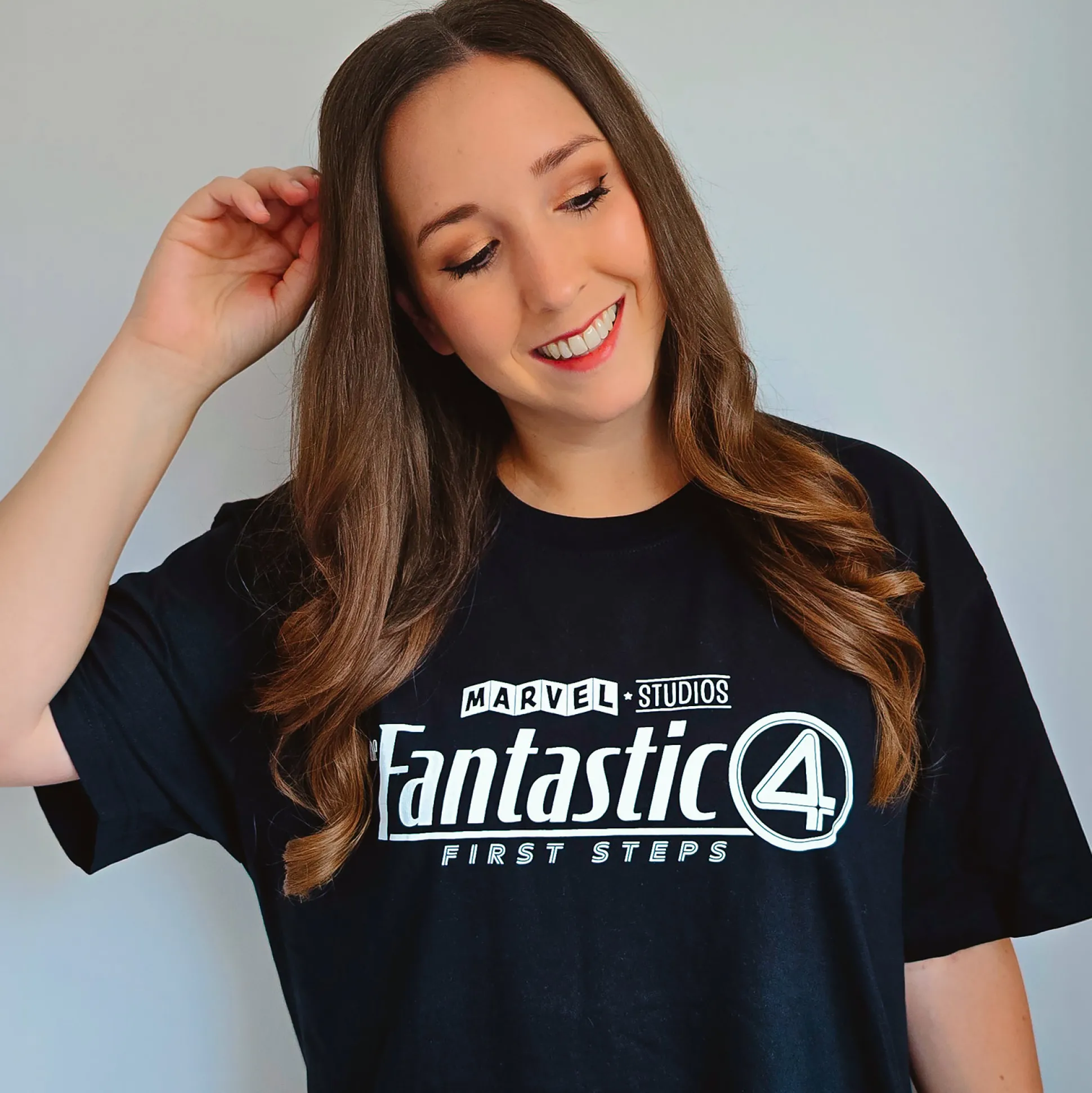 Fantastic Four - Logo T-Shirt Zwart