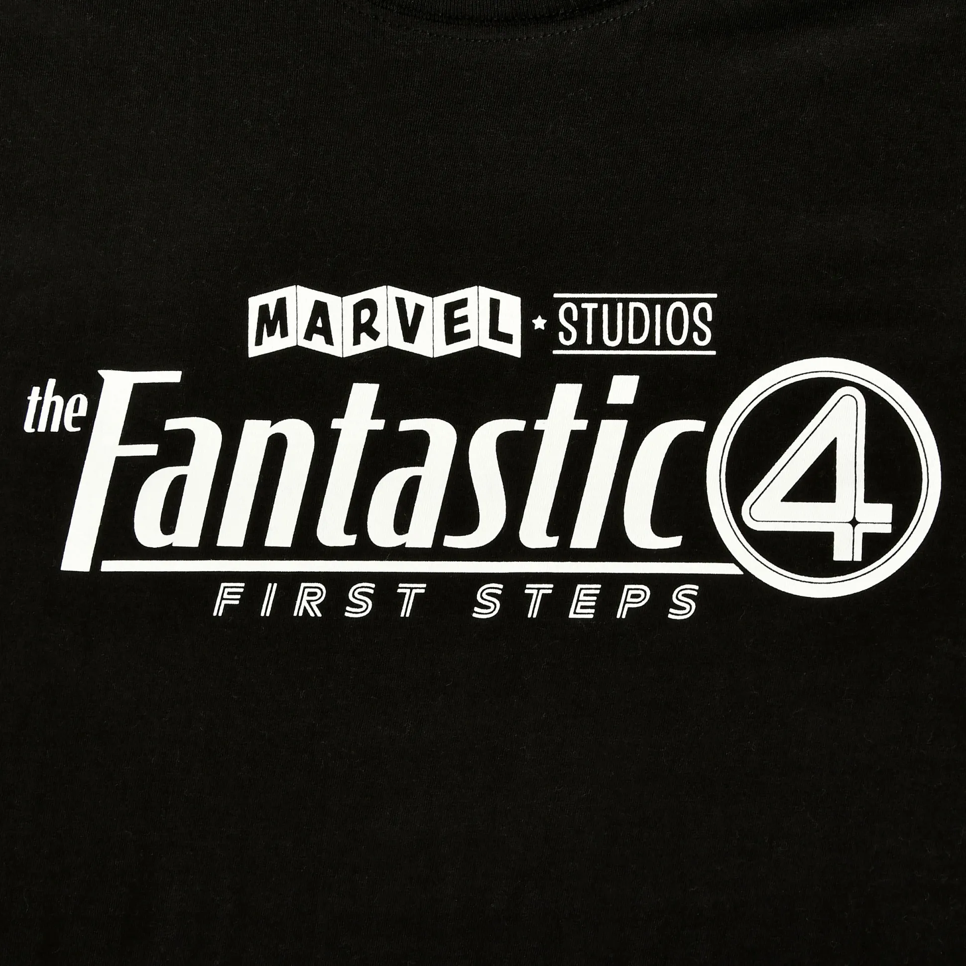 Fantastic Four - Logo T-Shirt Zwart