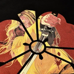 Female Assassin T-Shirt voor Kill Bill Fans Zwart
