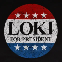 For President Hoodie voor Loki Fans zwart