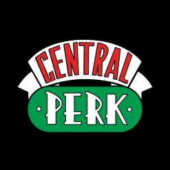 Friends - Central Perk Logo T-shirt zwart