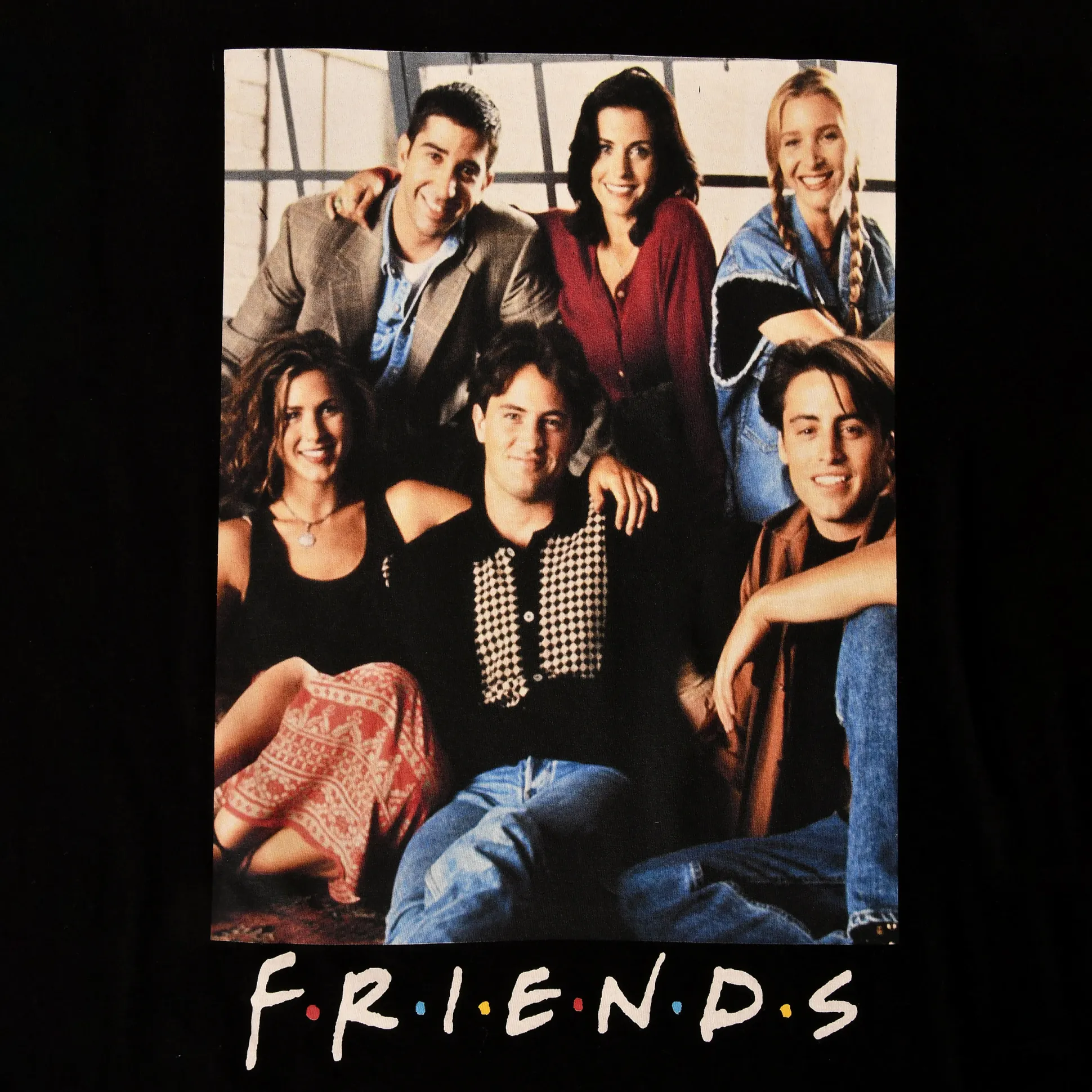 Friends - Groep T-shirt zwart