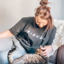 Friends - Logo T-Shirt zwart