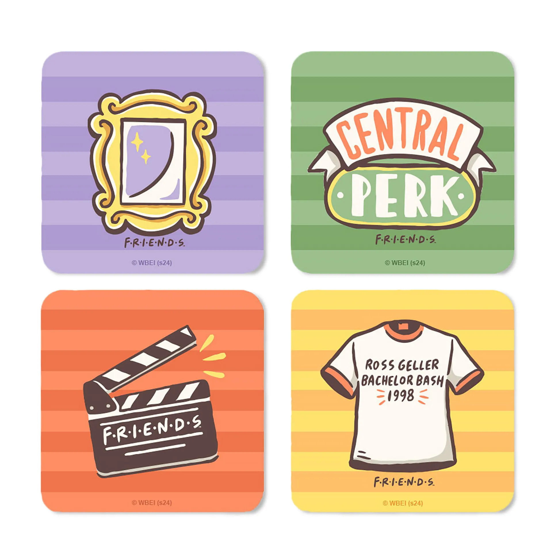 Friends Onderzetters 4-delige Set