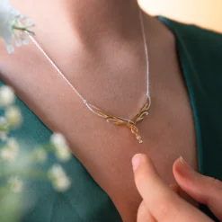 Galadriel Tiara Ketting 925 Sterling Zilver - In de Ban van de Ring