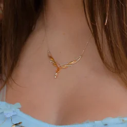 Galadriel Tiara Ketting 925 Sterling Zilver - In de Ban van de Ring