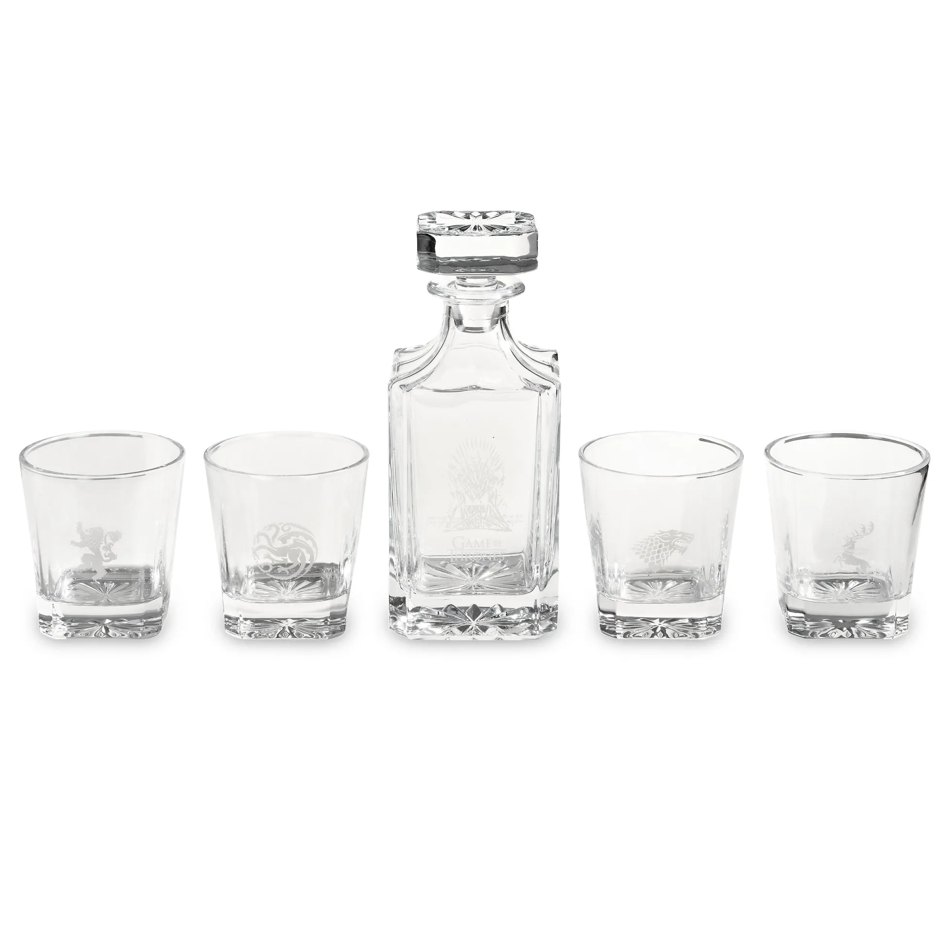 Game of Thrones - Karaf met stop en glazen set