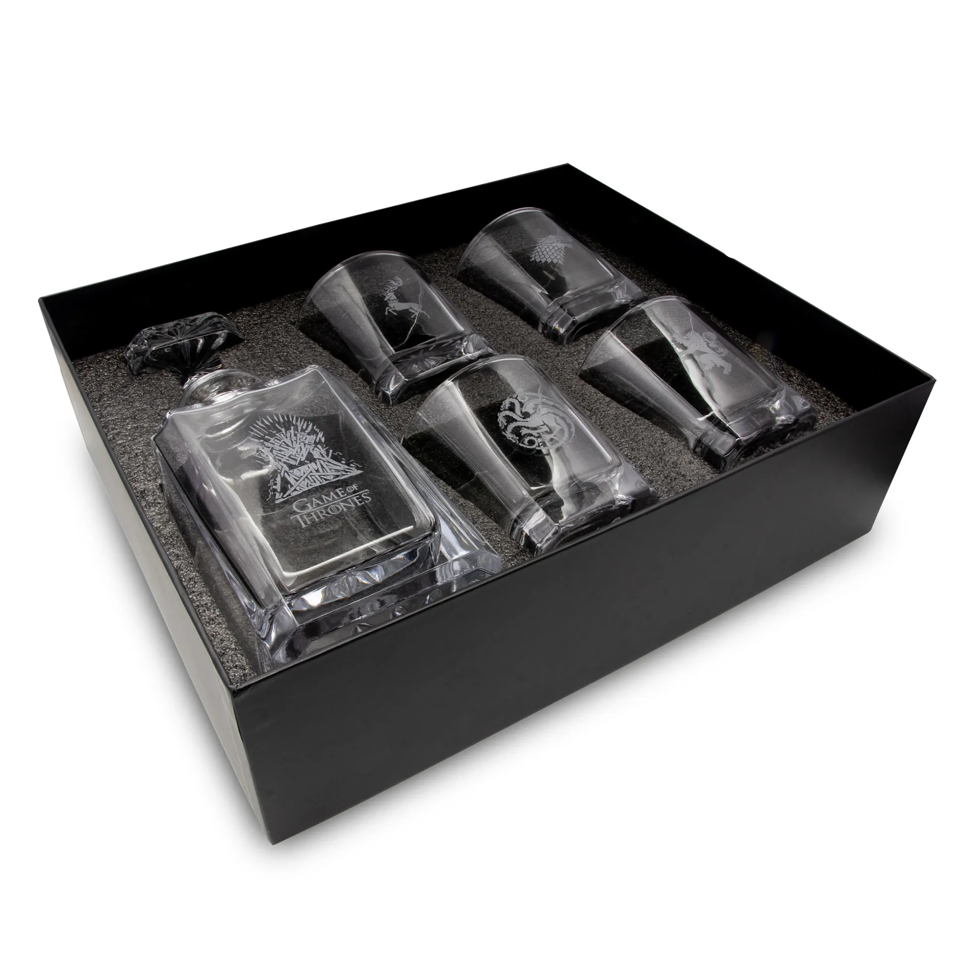 Game of Thrones - Karaf met stop en glazen set