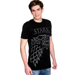 Game of Thrones - Shadow Wolf House Stark T-Shirt Zwart
