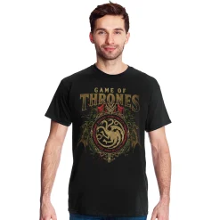 Game of Thrones - Targaryen Ornamenten T-Shirt Zwart