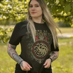 Game of Thrones - Targaryen Ornamenten T-Shirt Zwart