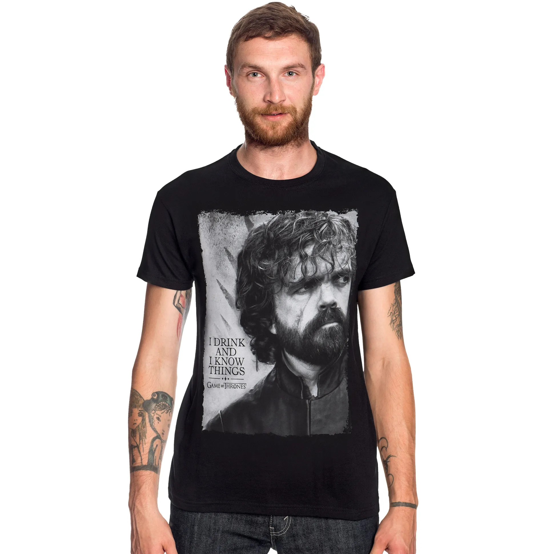 Game of Thrones - Tyrion Drink en Weet dingen T-shirt zwart