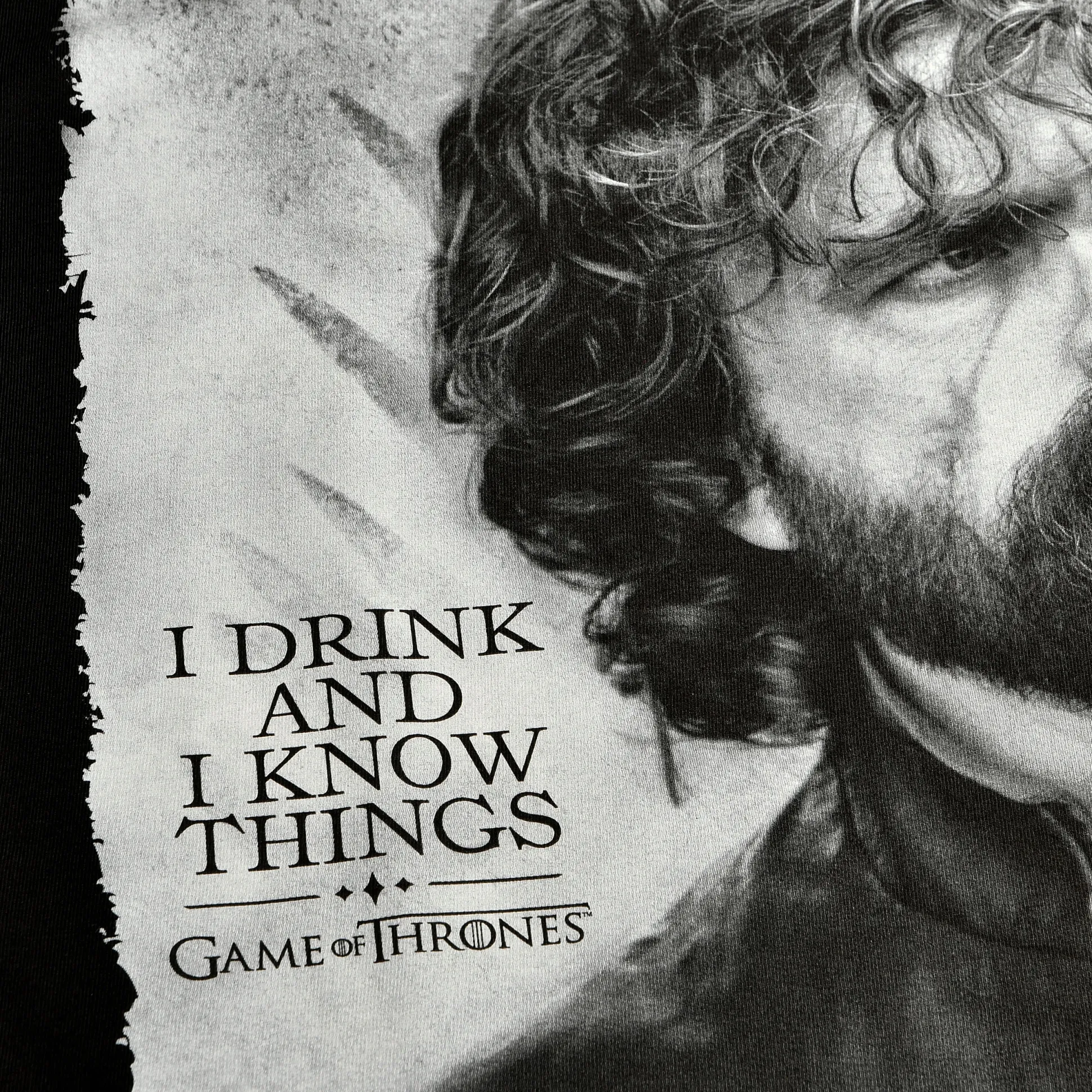 Game of Thrones - Tyrion Drink en Weet dingen T-shirt zwart