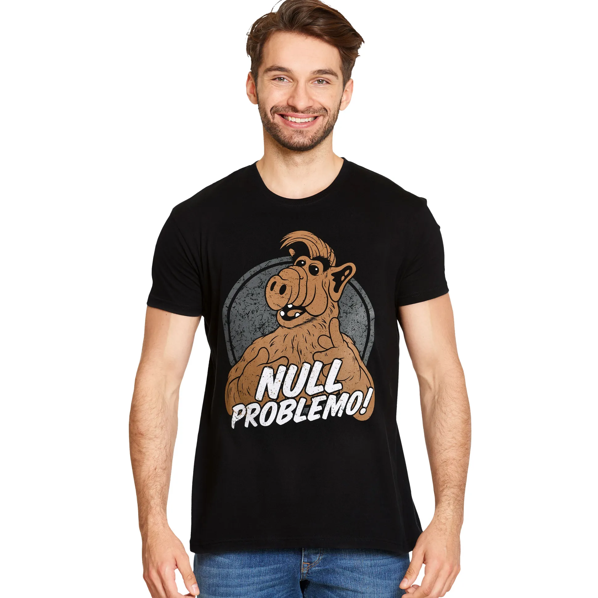 Geen probleem! T-shirt voor Alf fans zwart