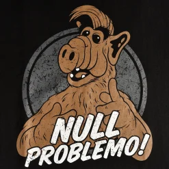 Geen probleem! T-shirt voor Alf fans zwart