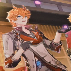 Genshin Impact - In het Gevaarlijke Labyrint van Mist Muismat