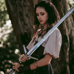 Geralt van Rivia Zilveren Zwaard Replica met Schede voor Witcher Fans