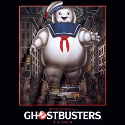 Ghostbusters - Marshmallow Man T-shirt zwart