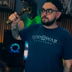 God of War Ragnarok - Logo T-shirt blauw