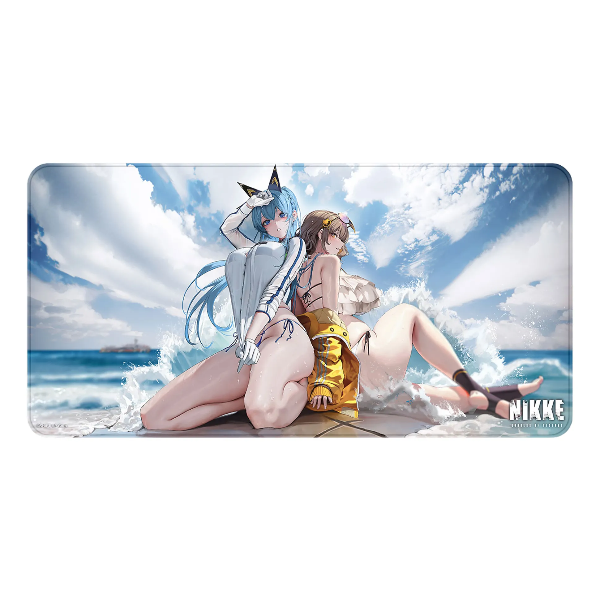 Godin van de Overwinning: Nikke - Helm & Anis Muismat