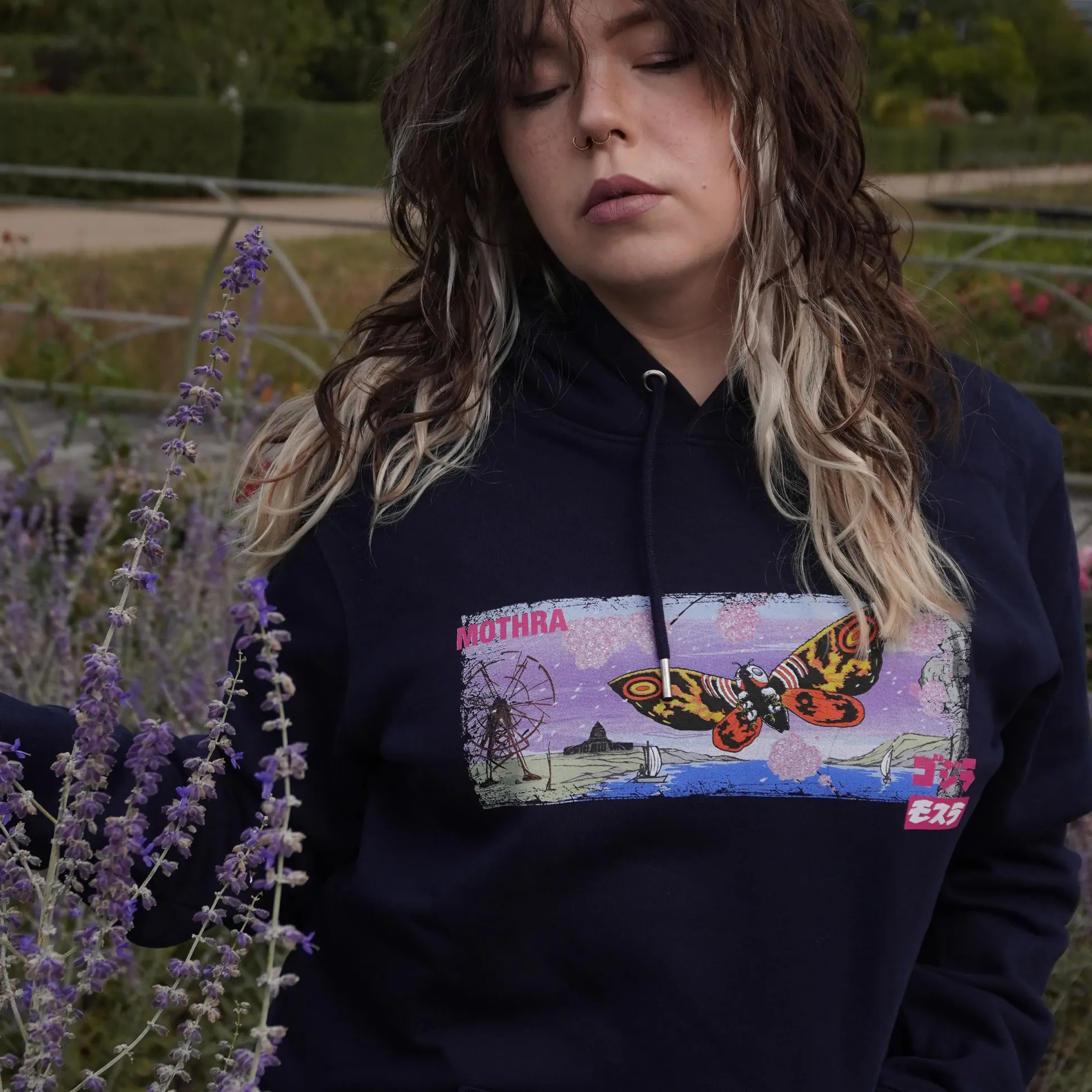 Godzilla - Mothra hoodie blauw