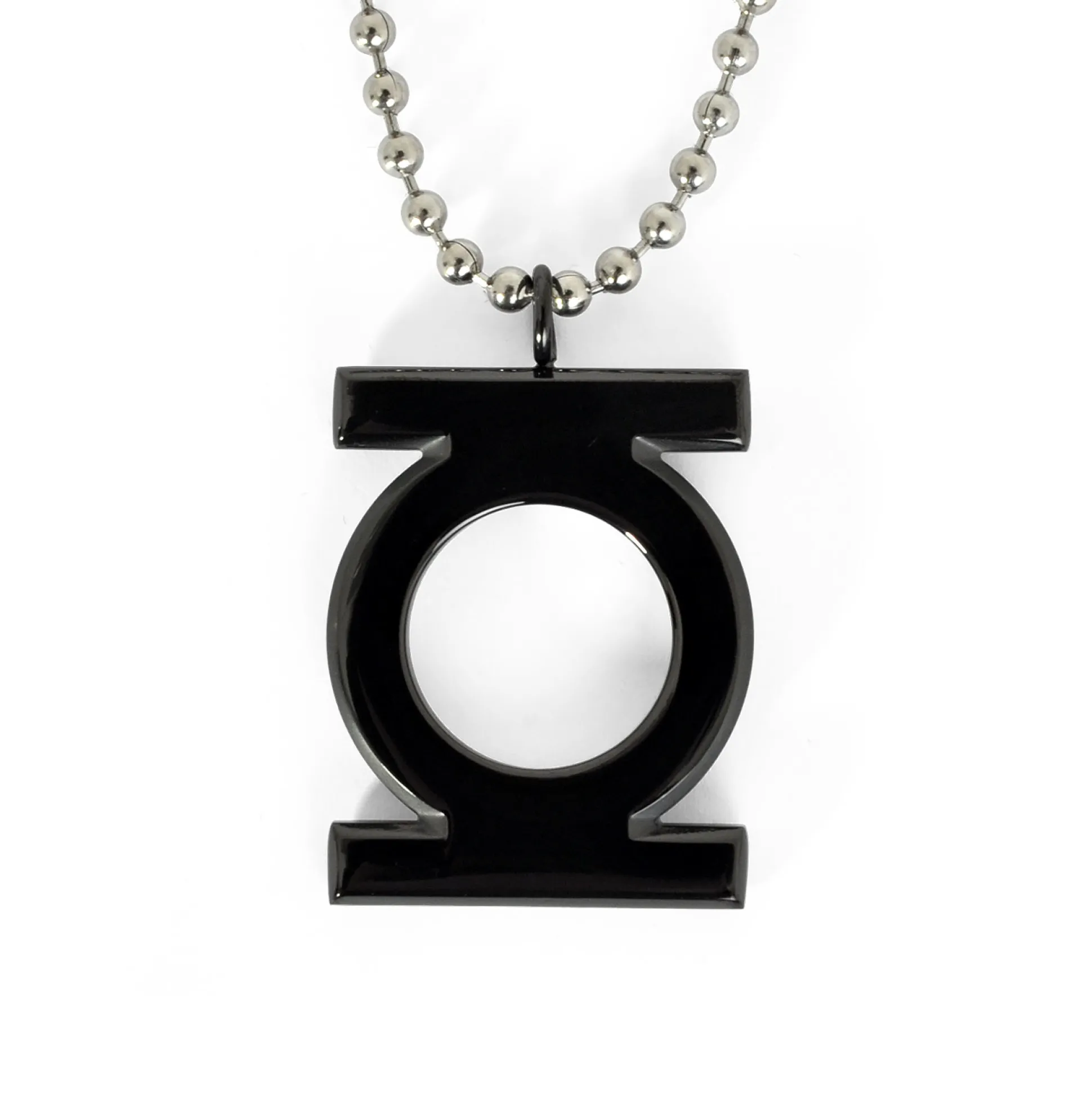 Green Lantern - Zwart logo hanger aan ketting