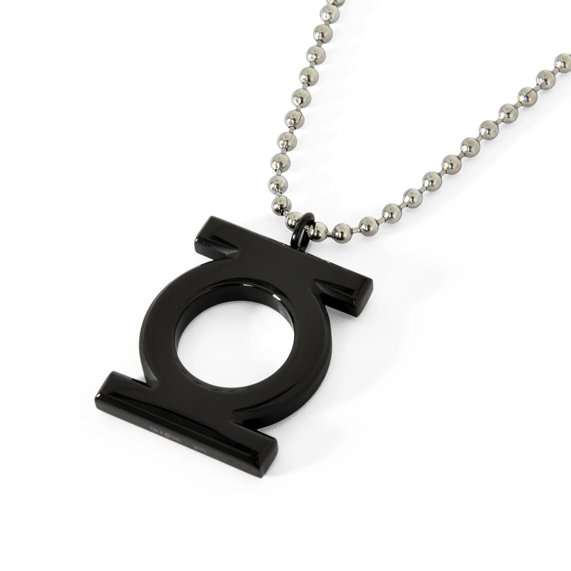 Green Lantern - Zwart logo hanger aan ketting