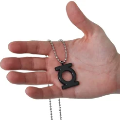 Green Lantern - Zwart logo hanger aan ketting