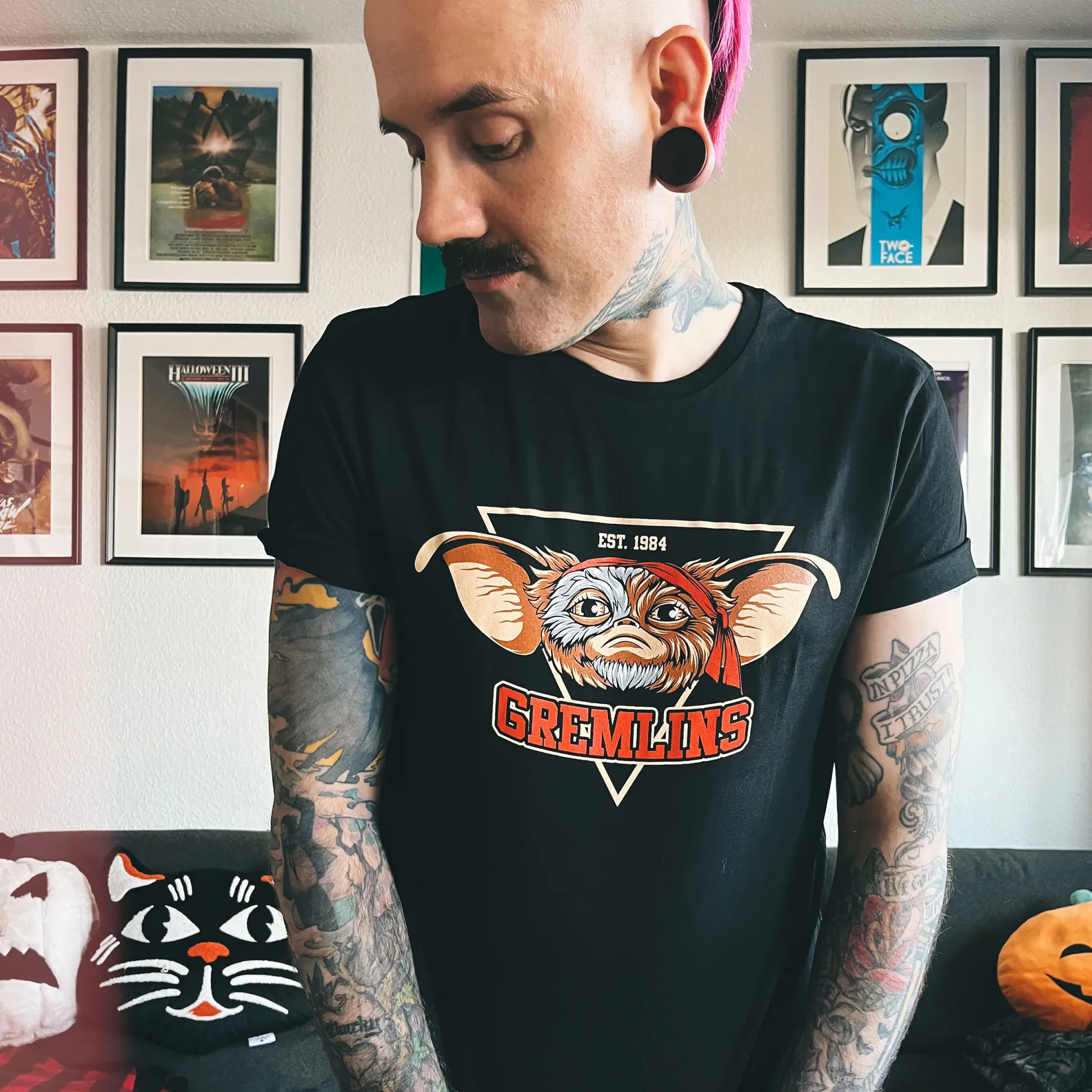 Gremlins Est. 1984 zwart T-shirt