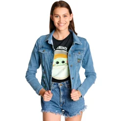 Grogu Dames Spijkerjas Blauw - Star Wars The Mandalorian
