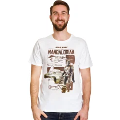 Grogu en Mandalorian T-shirt wit - Star Wars The Mandalorian