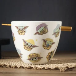 Grogu Ramenkom met Eetstokjes - Star Wars The Mandalorian