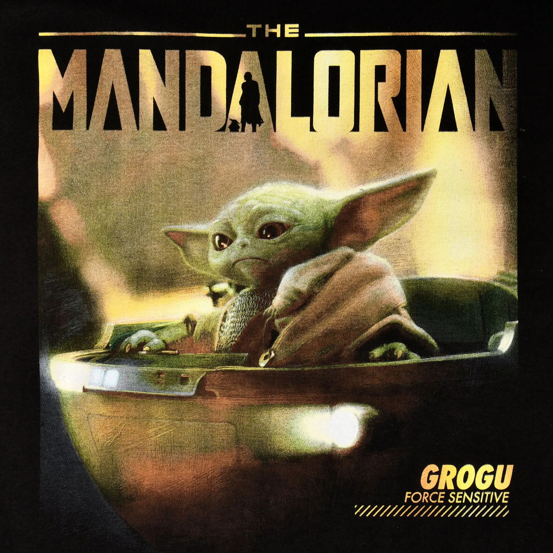 Grogu T-Shirt Zwart - Star Wars The Mandalorian