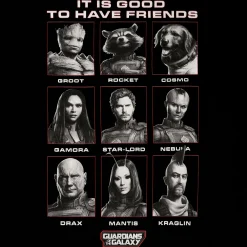 Guardians of the Galaxy - Good Friends T-shirt zwart