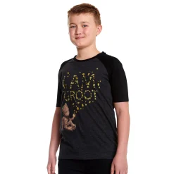 Guardians of the Galaxy - Groot Glow in the Dark Kinder T-shirt Grijs