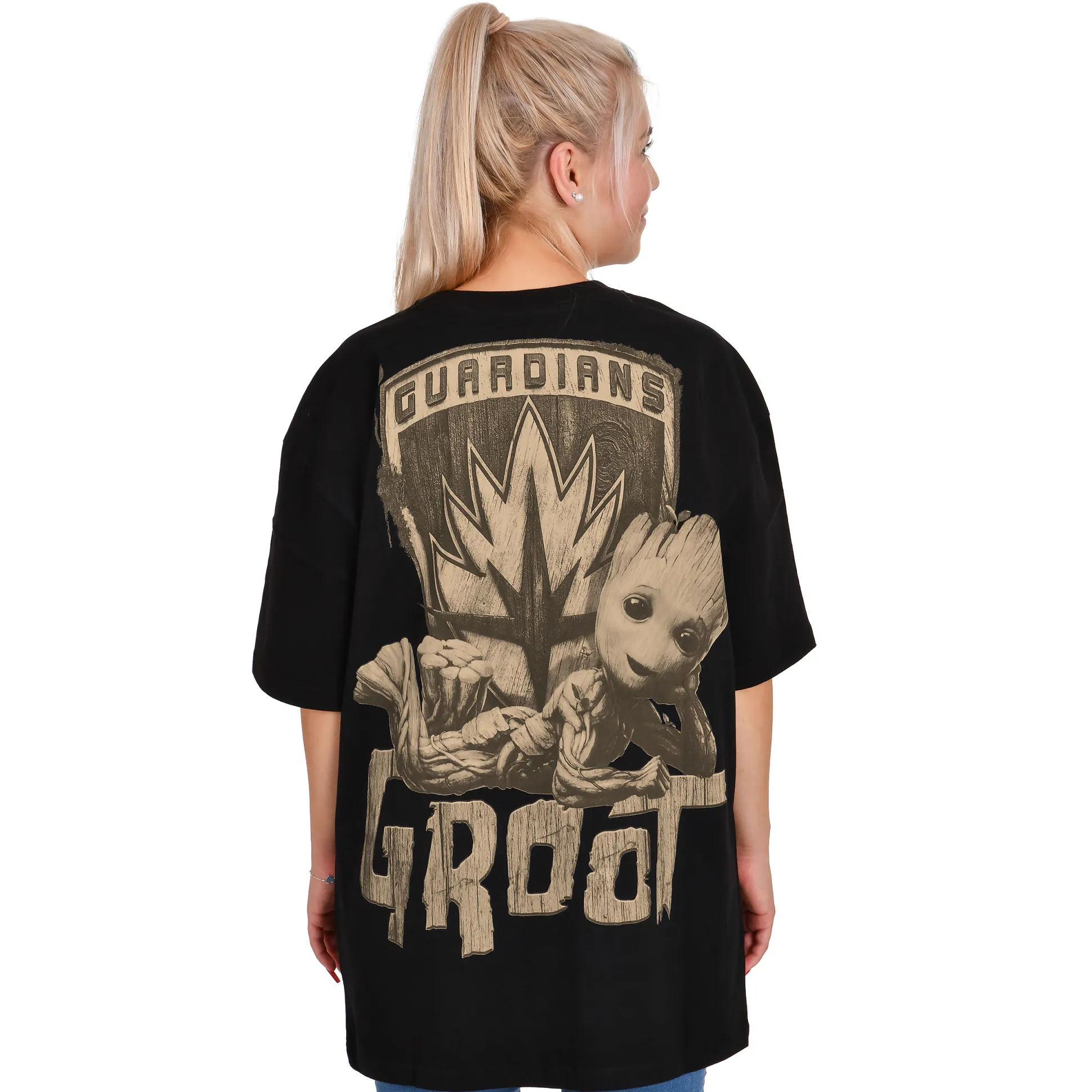 Guardians of the Galaxy - Groot Oversize T-Shirt zwart