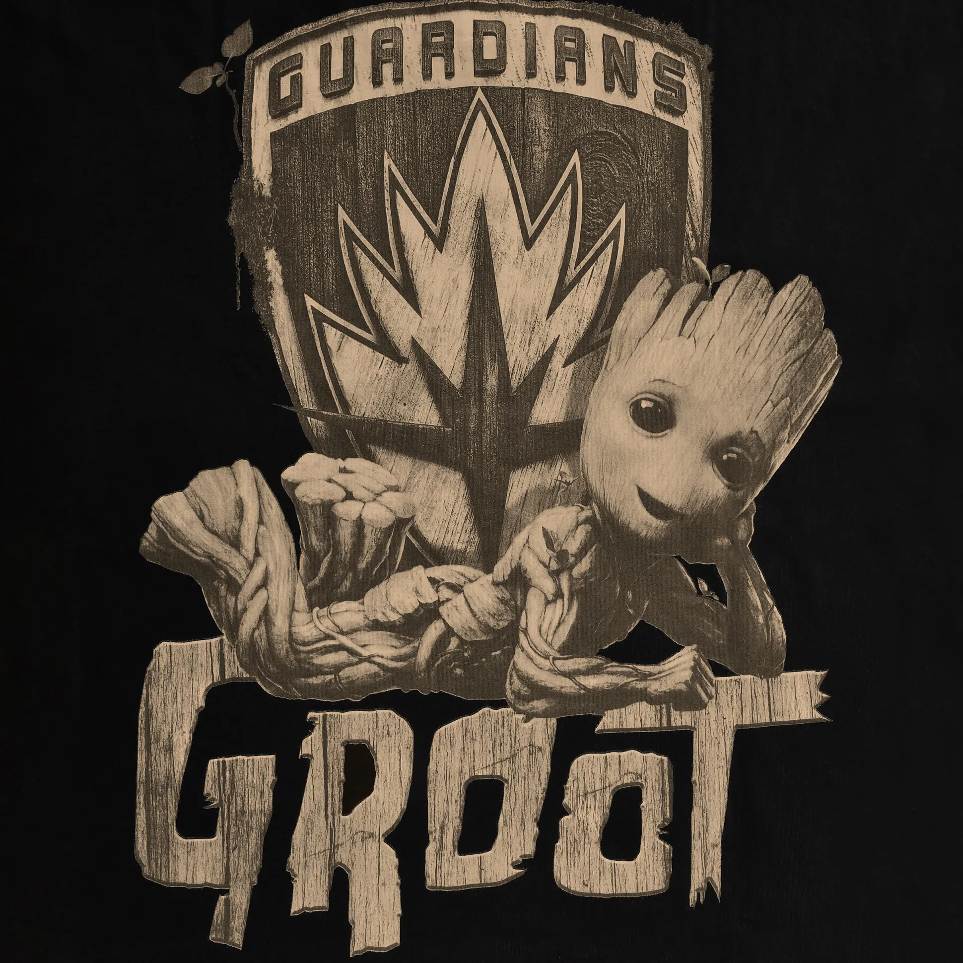 Guardians of the Galaxy - Groot Oversize T-Shirt zwart