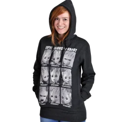 Guardians of the Galaxy - Groot Expressions Hoodie Grijs