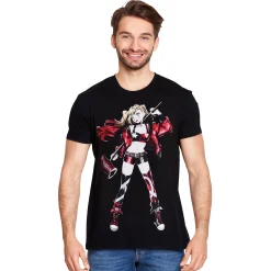 Harley Quinn - Hamer T-Shirt Zwart