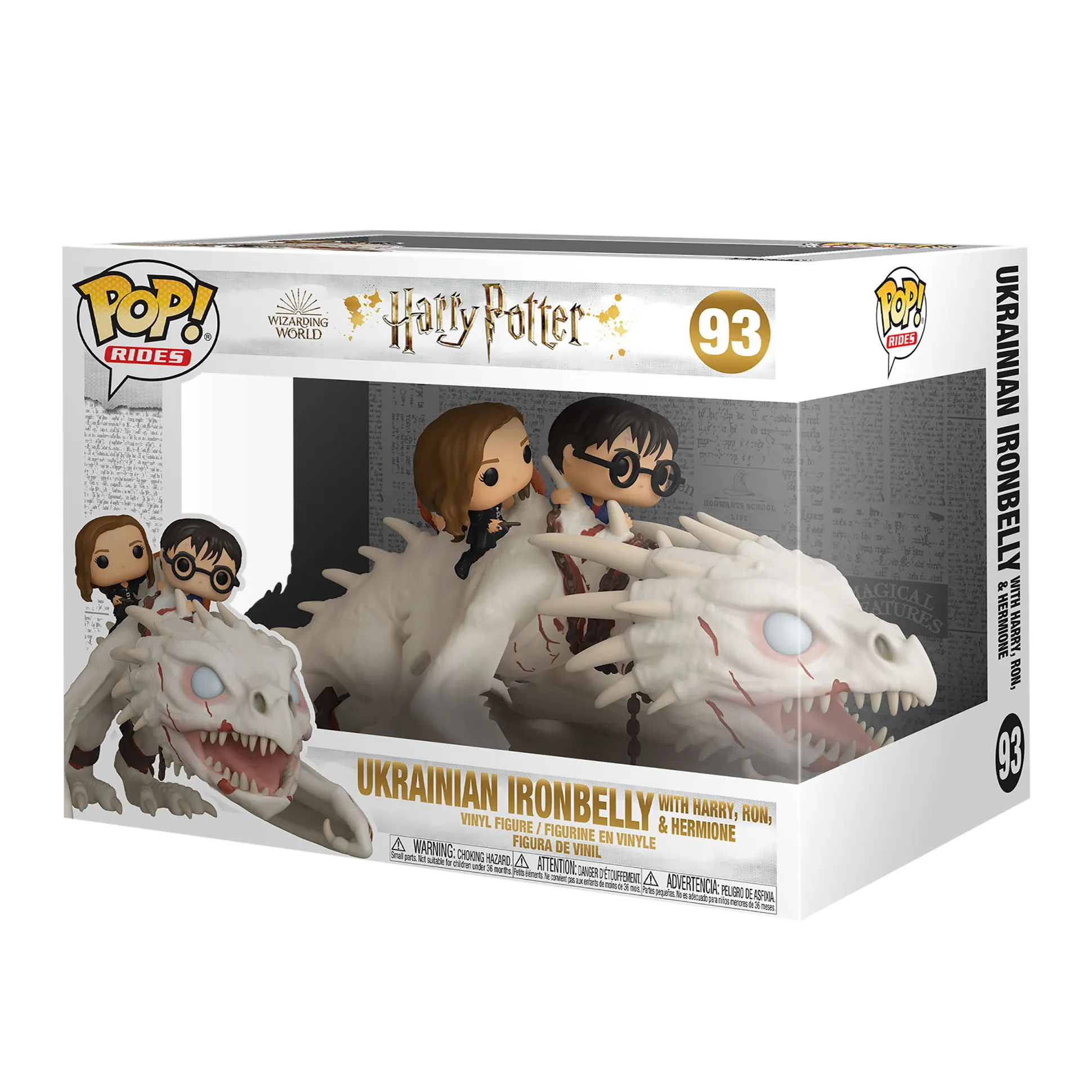 Harry, Hermelien en Ron op Gringotts Draak Funko Pop Figuur - Harry Potter