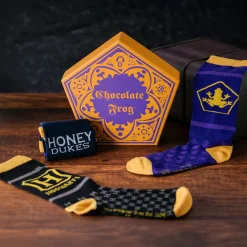 Harry Potter - 3 paar sokken set in Chocolade Kikker doos