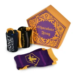 Harry Potter - 3 paar sokken set in Chocolade Kikker doos