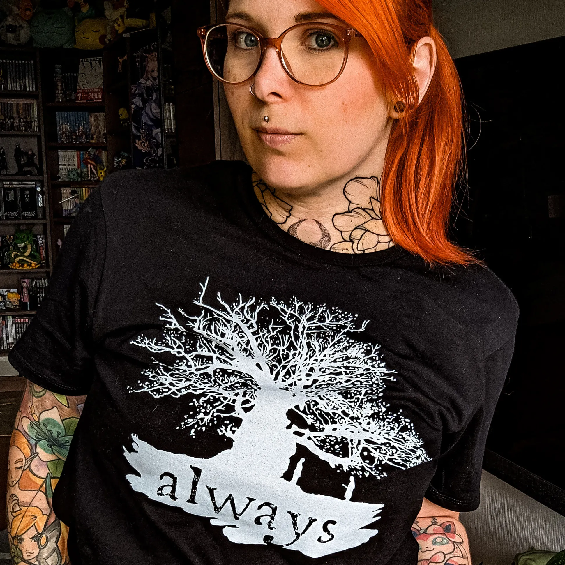 Harry Potter - Always T-shirt Zwart
