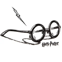 Harry Potter - Bril Tanktop wit