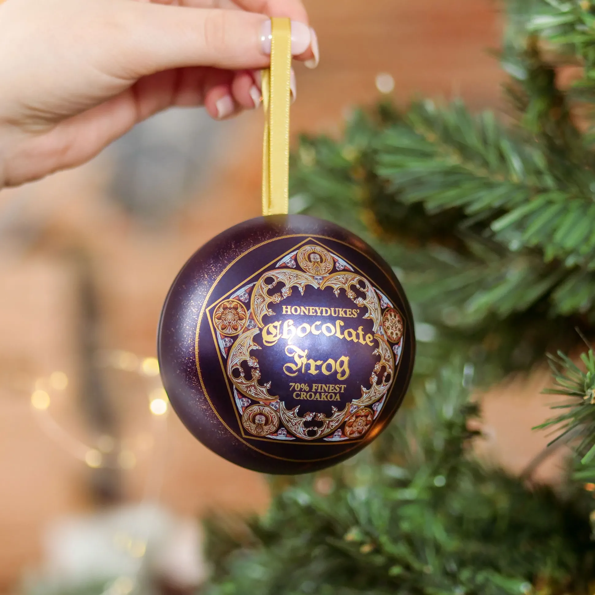 Harry Potter - Chocolade Kikker Kerstbal met Pins