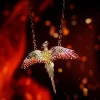 Harry Potter - Fawkes Ketting met Kristallen
