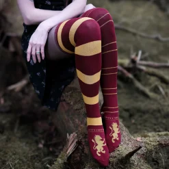 Harry Potter - Griffoendor Overknee Sokken 2-Pack