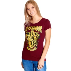 Harry Potter - Gryffindor Wapen T-Shirt Dames rood